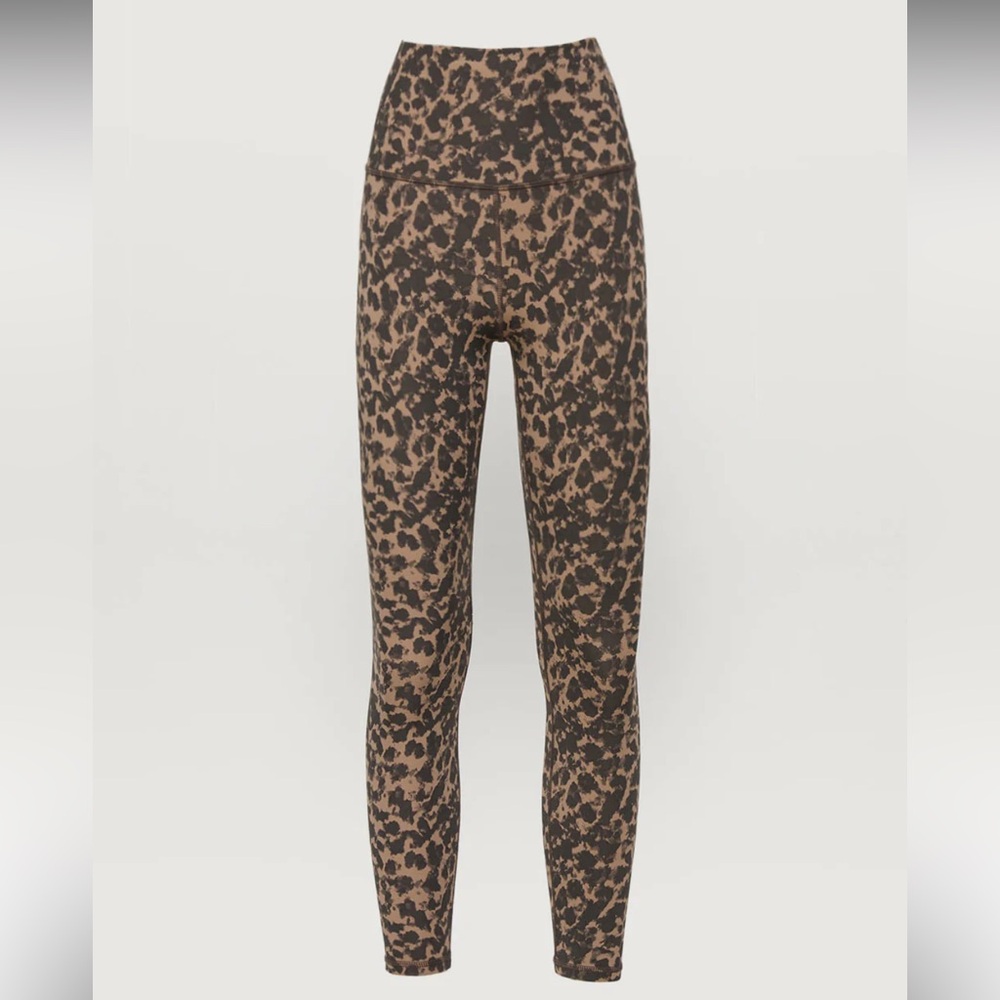Varley Leopard Print High-Waisted Leggings